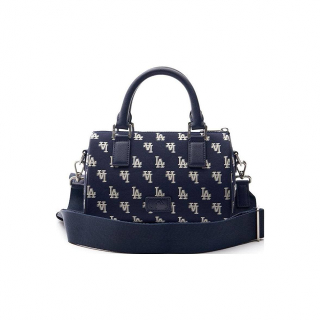 MLB LA Monogram Bag Dark Blue Cream White