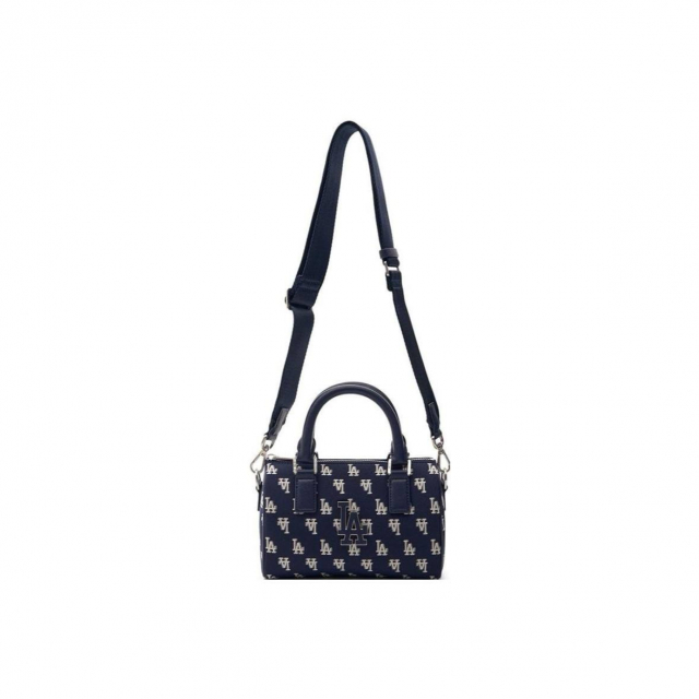 MLB LA Monogram Bag Dark Blue Cream White