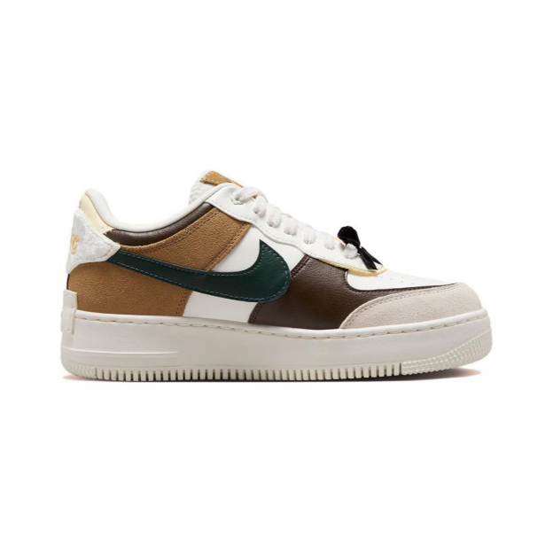 Nike Air Force 1 Low Shadow White Beige Brown Natural