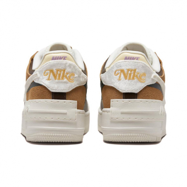 Nike Air Force 1 Low Shadow White Beige Brown Natural