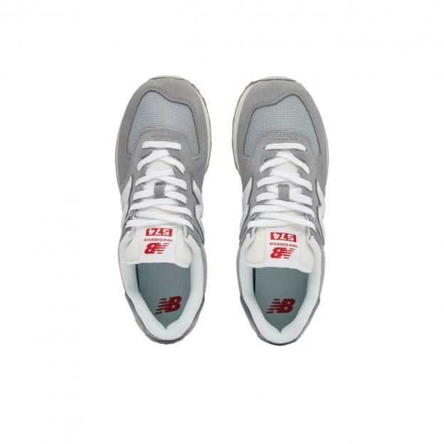New Balance 574 Grey White Beige