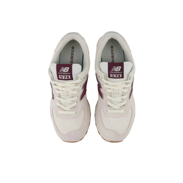 New Balance 574 Bone Burgundy