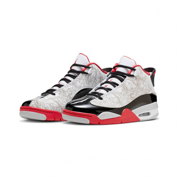 Jordan Dub Zero White Black Red