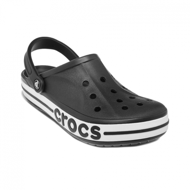 Crocs Bayaband Clogs Black White