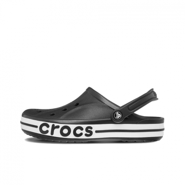 Crocs Bayaband Clogs Black White