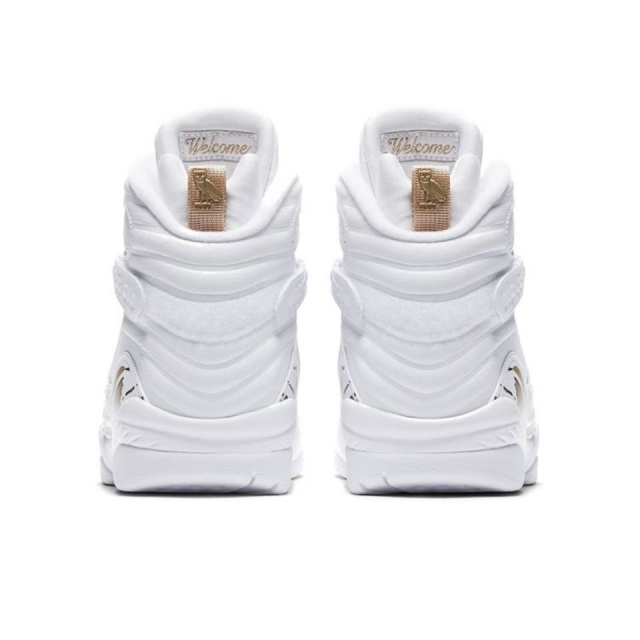Air Jordan 8 Retro x OVO White
