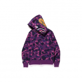 Худи Bape Color Camo Fell Zip Hoodie Purple