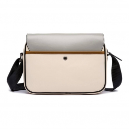 Mark Fairwhale Shoulder Bag Grey Cream Brown