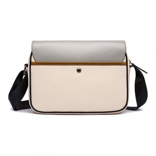 Mark Fairwhale Shoulder Bag Grey Cream Brown