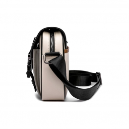 Mark Fairwhale Shoulder Bag Grey Cream Brown