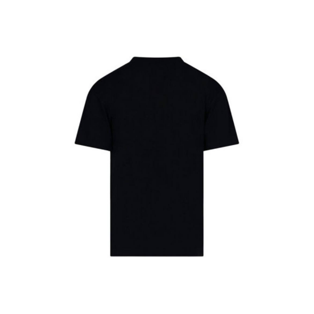 Футболка Palm Angels Orange Sprayed Logo Tee Black