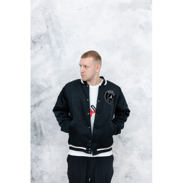 Бомбер Air Jordan Paris Saint-Germain Bomber Jacket Black