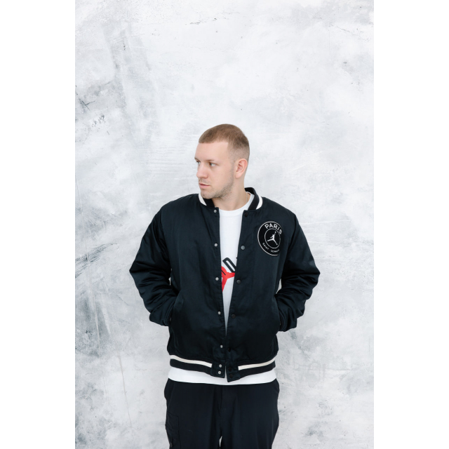 Бомбер Air Jordan Paris Saint-Germain Bomber Jacket Black