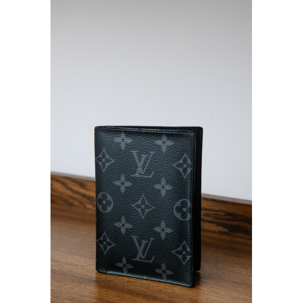 Обложка для паспорта Louis Vuitton Passport Cover Monogram Black