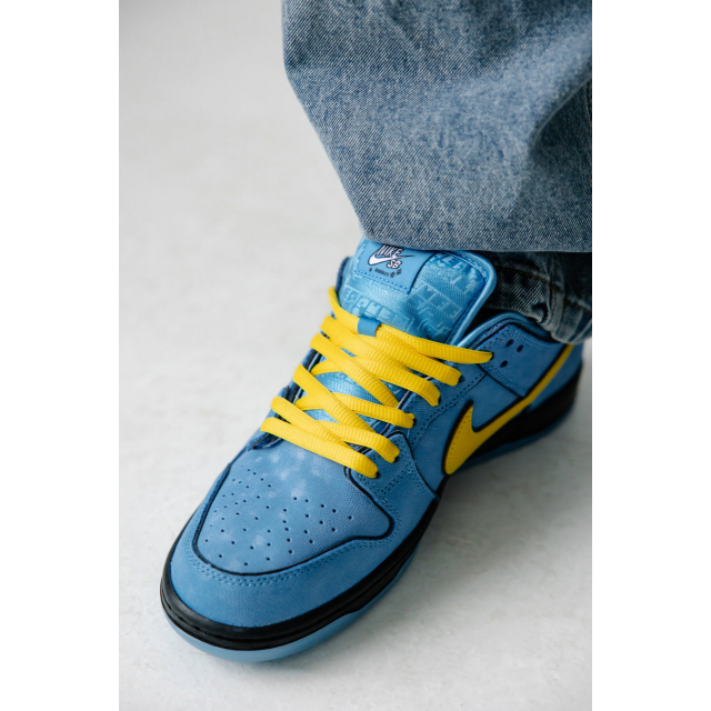 Nike Dunk SB Low x Powerpuff Girls Blue Yellow