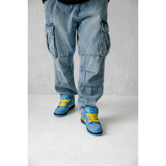 Nike Dunk SB Low x Powerpuff Girls Blue Yellow