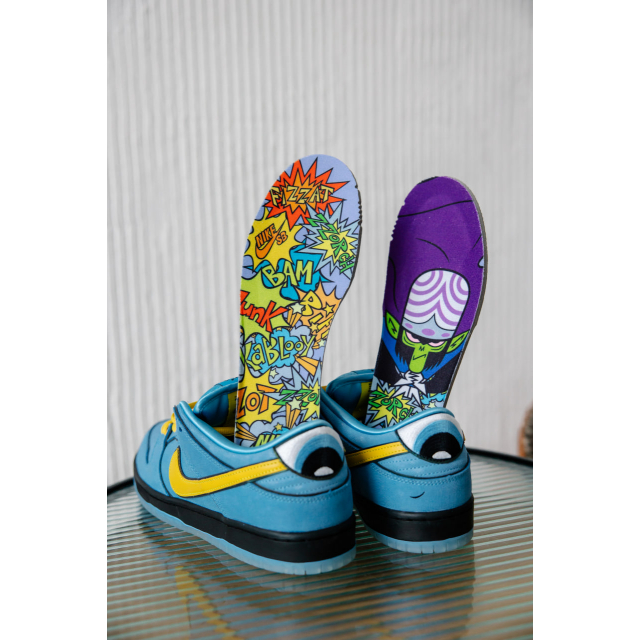 Nike Dunk SB Low x Powerpuff Girls Blue Yellow