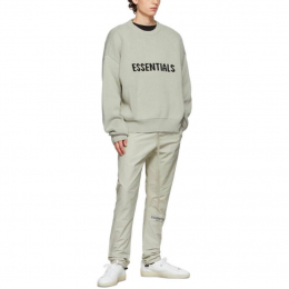 Свитер Fear of God Essentials Knit Pullover Green Concrete