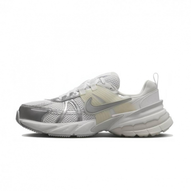 Nike V2K Run Metallic Silver White