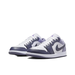 Air Jordan 1 Low Purple White