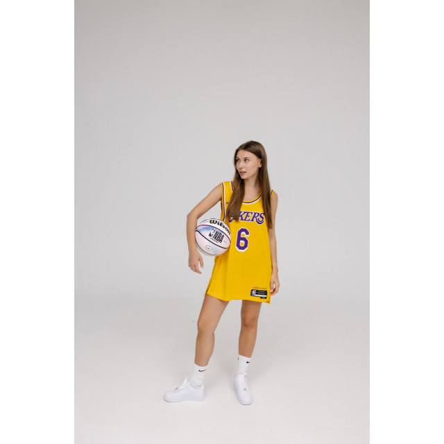 Джерси Nike NBA Lakers Jersey  Yellow Purple
