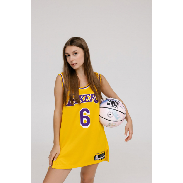Джерси Nike NBA Lakers Jersey  Yellow Purple 