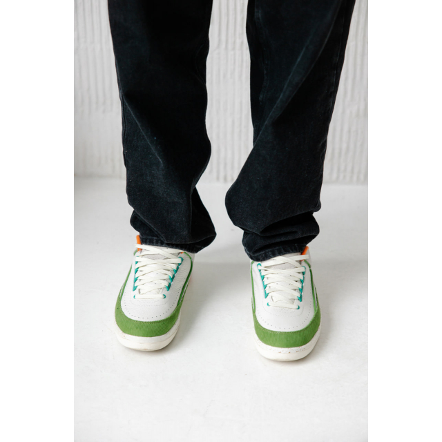 Air Jordan 2 Retro Low SP x TITAN White Beige Orange Green