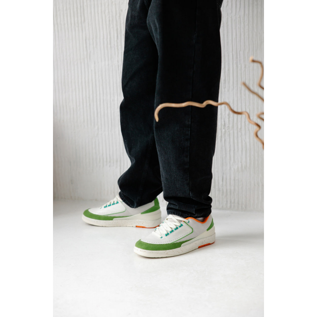 Air Jordan 2 Retro Low SP x TITAN White Beige Orange Green