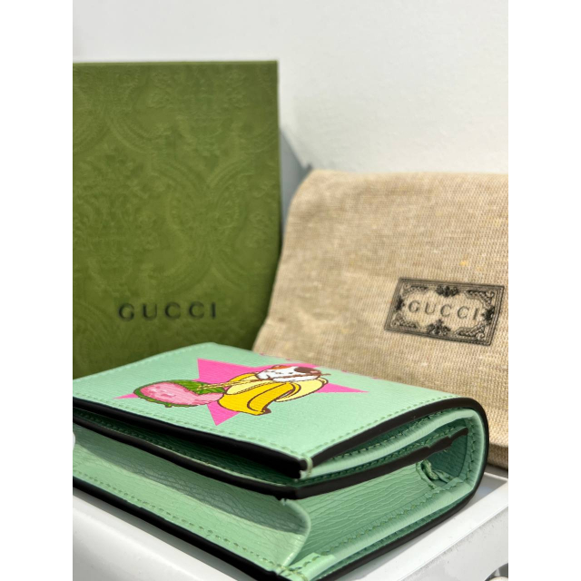 Кошелек Для Карт Gucci Star Bananya Print Card Case