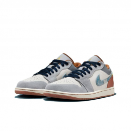 Air Jordan 1 Low SE Repaired Denim Swoosh