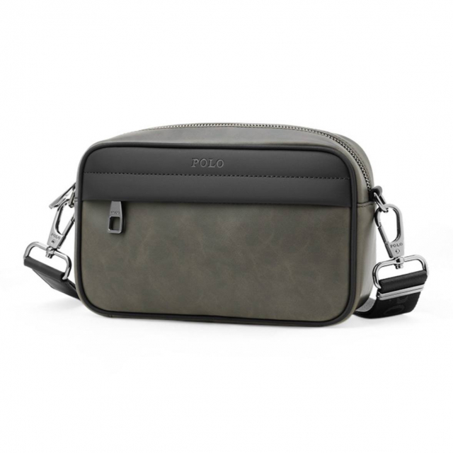Сумка Polo Shoulder Bag Grey Black