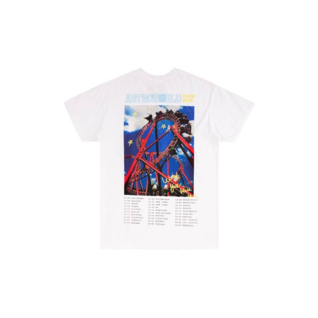 Футболка Travis Scott Cactus Jack Astroworld Tee White