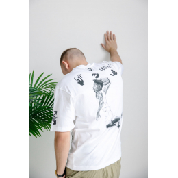 Футболка Jordan x Off-White Tee White