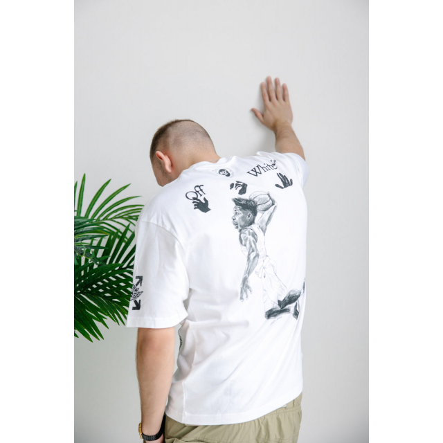 Футболка Jordan x Off-White Tee White