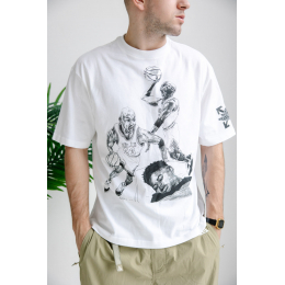 Футболка Jordan x Off-White Tee White