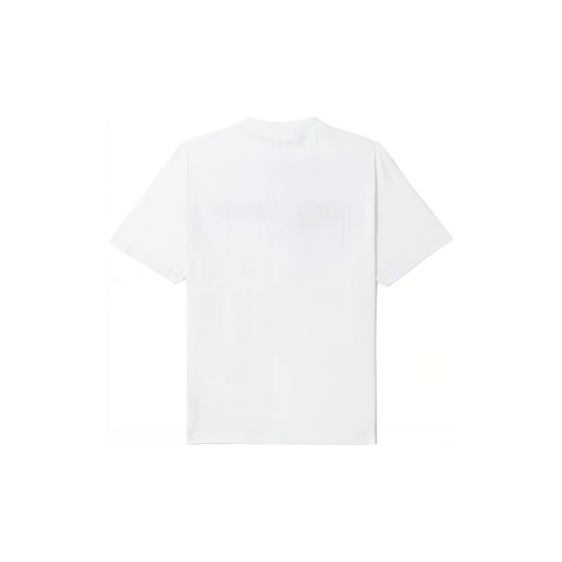 Футболка Palm Angels Purple Sprayed Logo Tee White