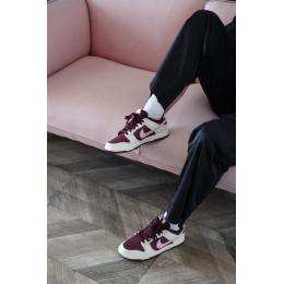 Nike Dunk Low Night Maroon and Medium Soft Pink