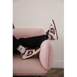Nike Dunk Low Night Maroon and Medium Soft Pink