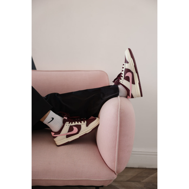 Nike Dunk Low Night Maroon and Medium Soft Pink