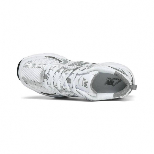 New Balance 530 White Silver Metallic