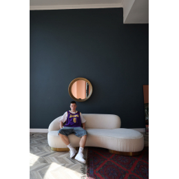 Джерси Jordan Lakers Statement Edition Swingman Jersey Black Yellow Violet 