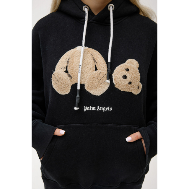 Худи Palm Angels Bear Hoodie Black