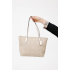 Сумка Coach Zip Top Tote Bag Beige White 