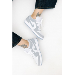 Air Jordan 1 Low White Wolf Grey