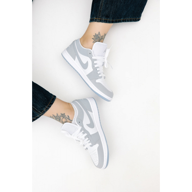Air Jordan 1 Low White Wolf Grey
