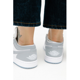 Air Jordan 1 Low White Wolf Grey
