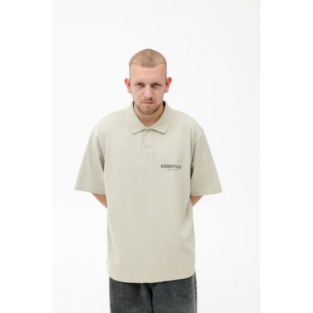 Поло Fear of God Essentials Polo Shirt Sage