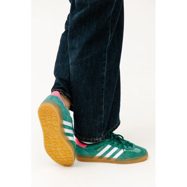 Adidas Originals Gazelle Indoor Collegiate Green Pink