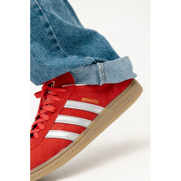 Adidas Originals Munchen Red Silver Gum