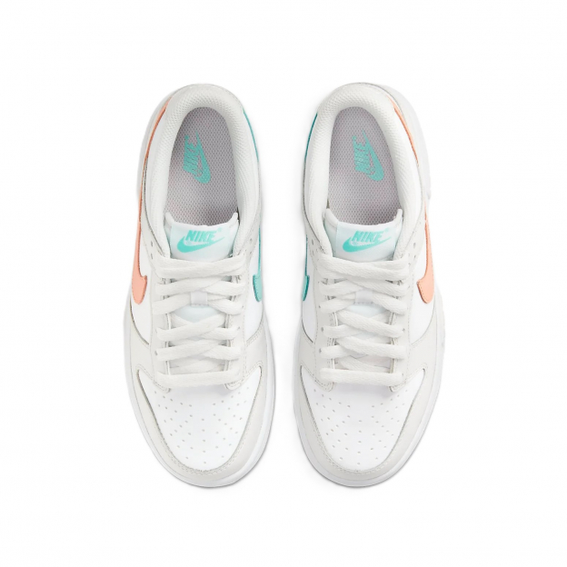 Nike Dunk Low White Bone Peach Aqua GS